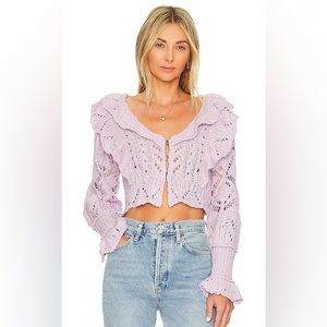 Free People Avery Crop Cardigan